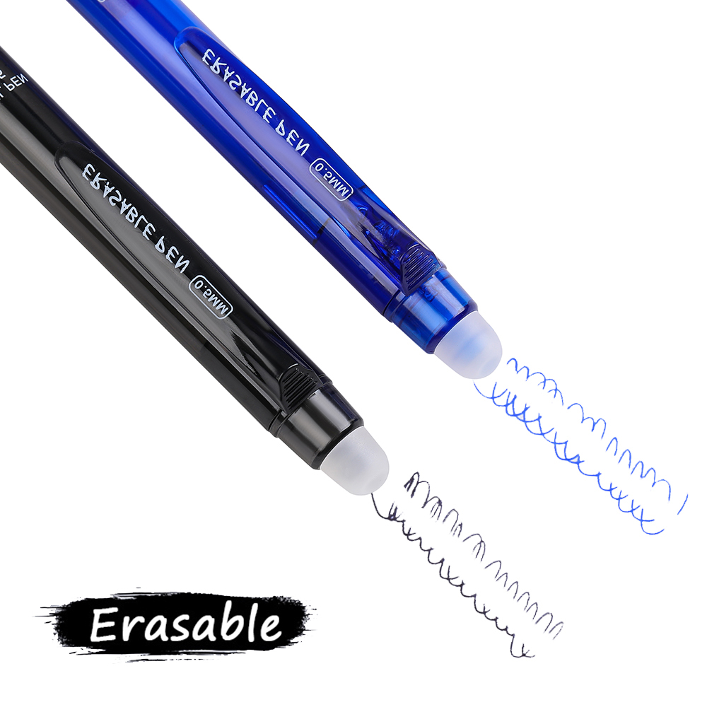 Large Capacity Press Erasable  - Gel Ink Pen Set 评论和价格