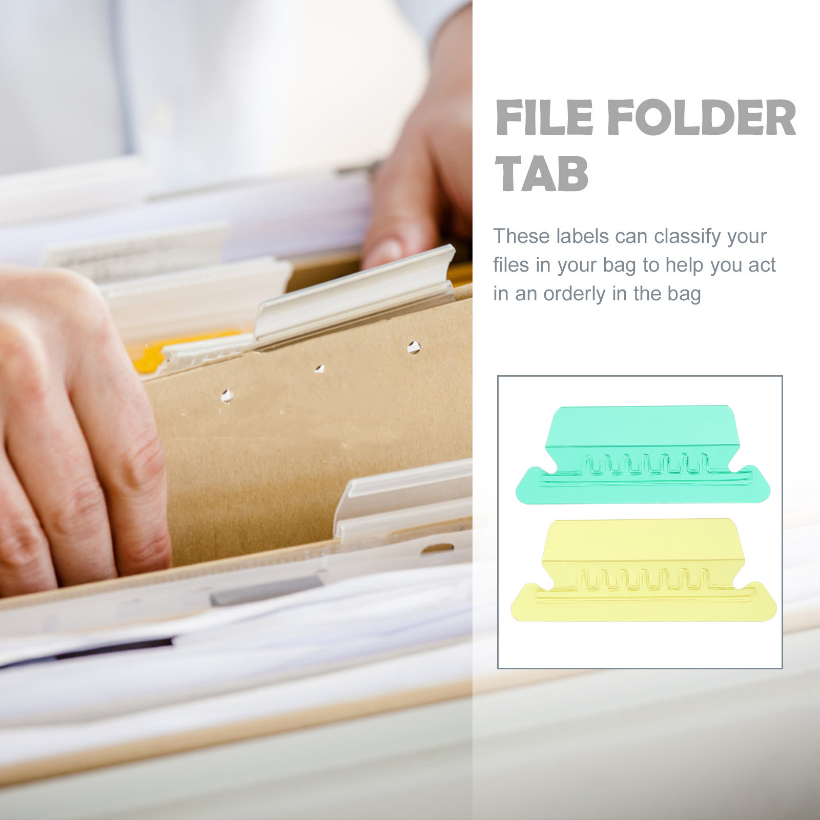 20Pcs File Folder Tabs Labels  - File Folder Hanging 评论和价格