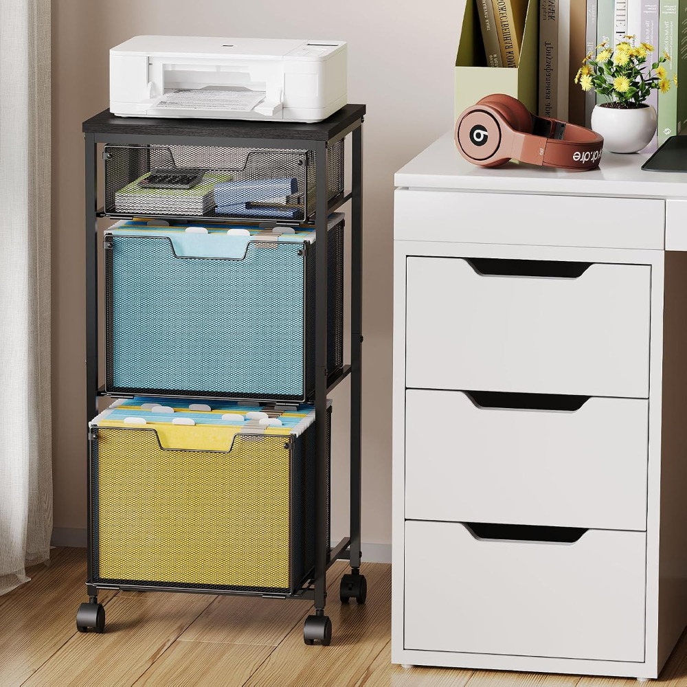 3 Drawer Mobile File Cabinet f - File Folder Hanging 评论和价格