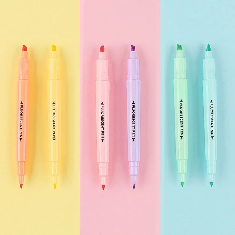 STONEGO 6PCS Dual Tip Highligh - Highlighter Set Pastel 评论和价格