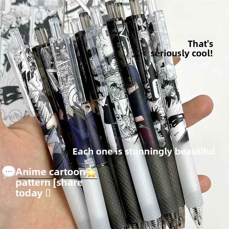 Anime Naruto Gel Pen Cute Cart - Gel Ink Pen Set 评论和价格