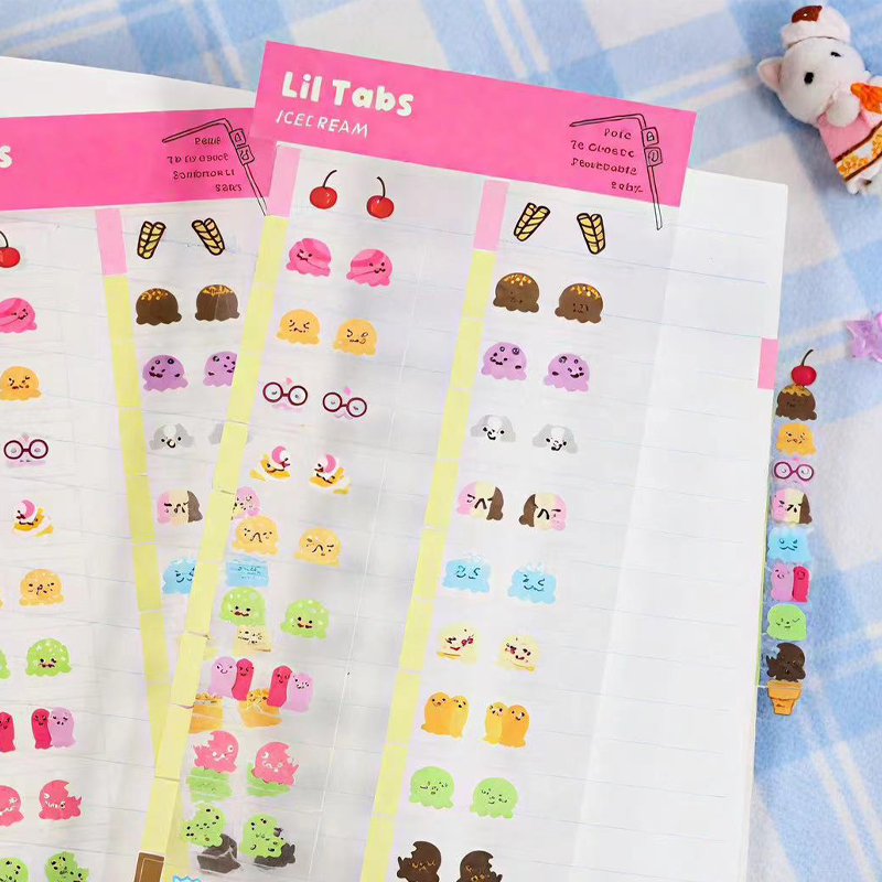 22/44pcs Cute Ice Cream Themed - Memo Pad Sticky 评论和价格
