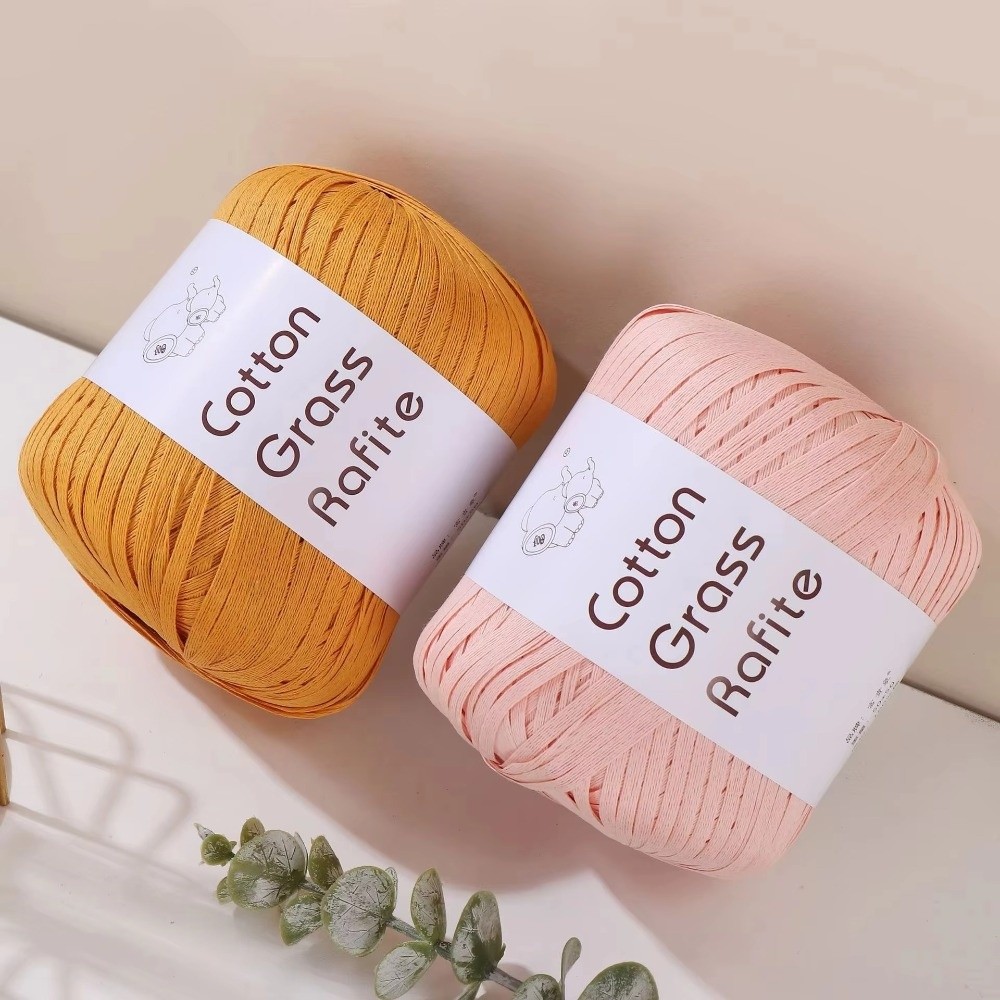 New Multicolour Rafia Yarn DIY - Cardstock Paper Pack 评论和价格