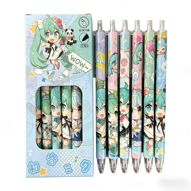Hatsune Miku quick-drying gel  - Gel Ink Pen Set 评论和价格