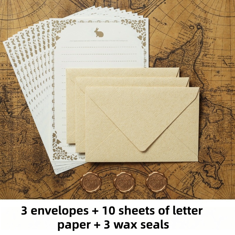 16PCS Vintage Linen Envelopes  - Letter Envelope Kraft 评论和价格