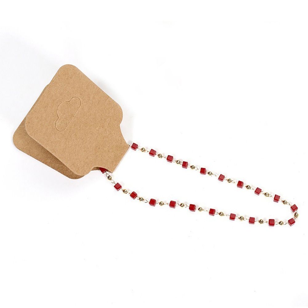 50Pcs Jewellery Packing Card D - Cardstock Paper Pack 评论和价格