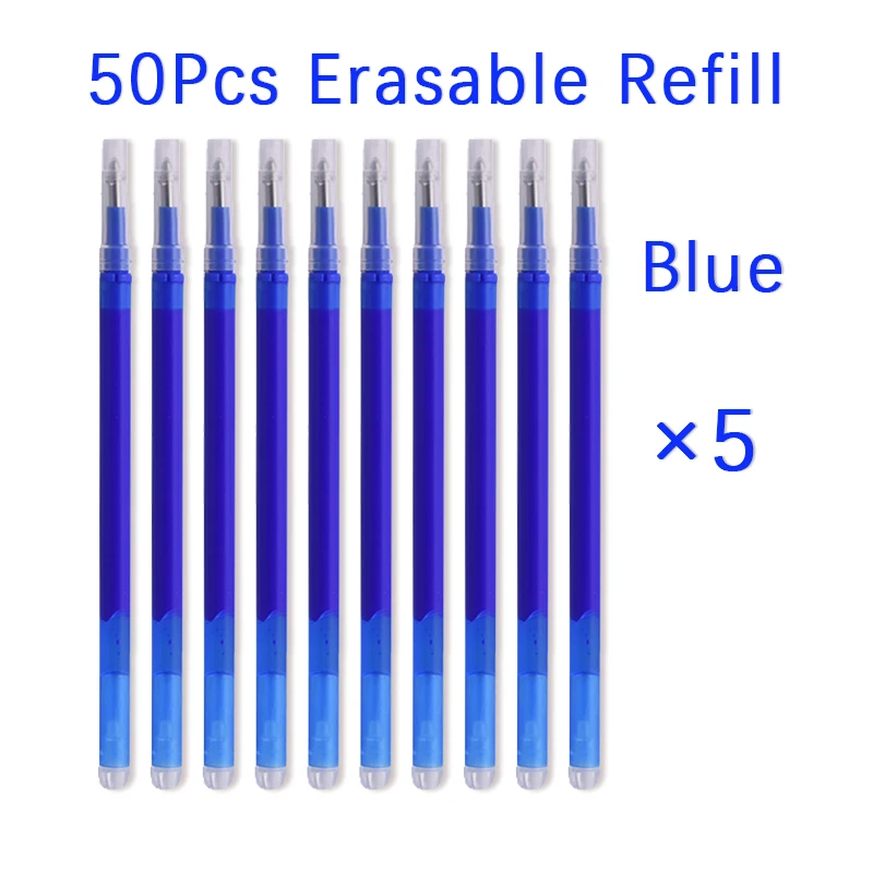 50 Pcs/Set 0.7mm Erasable Pen  - Gel Ink Pen Set 评论和价格