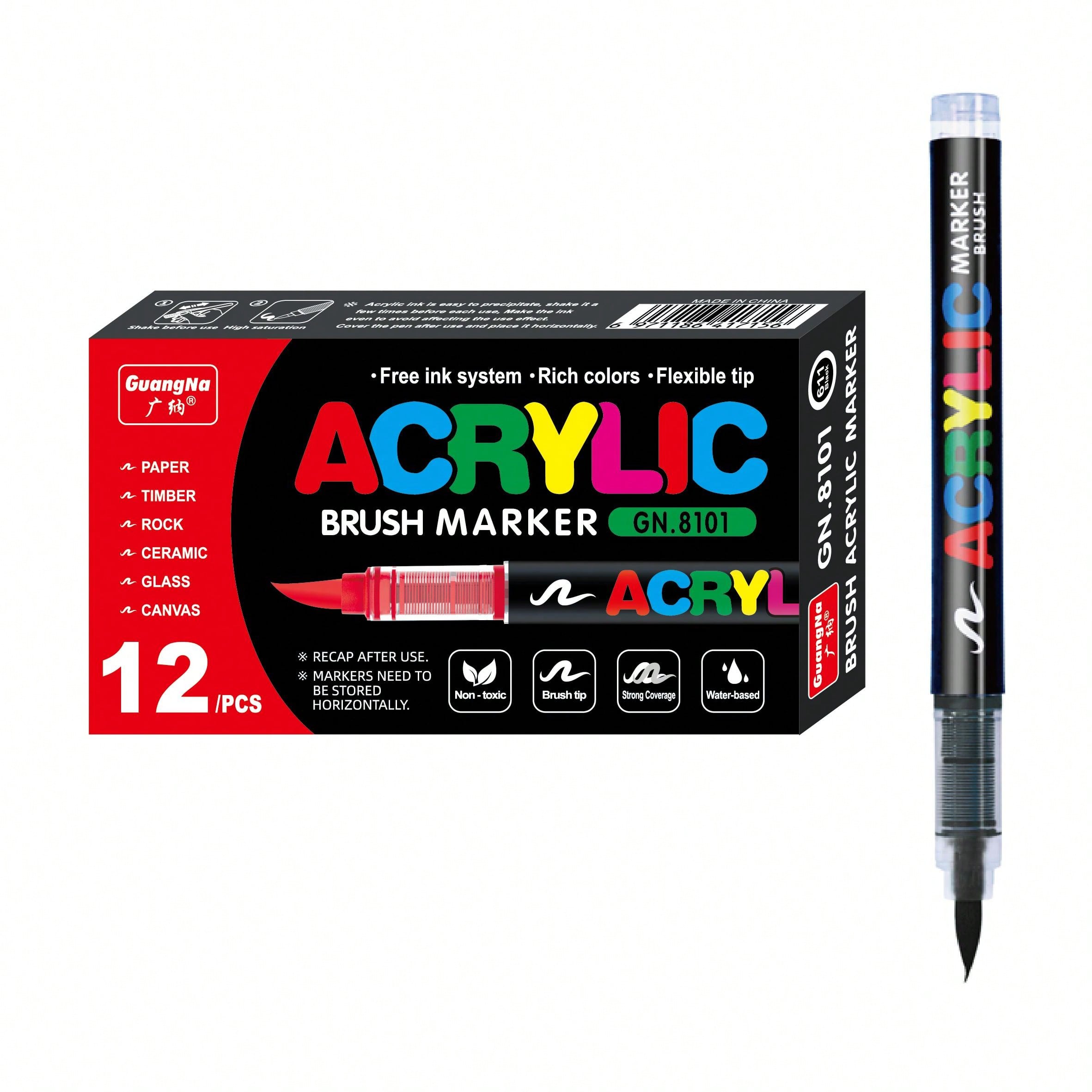 12 Pcs Black/White Premium Sof - Whiteboard Marker Set 评论和价格