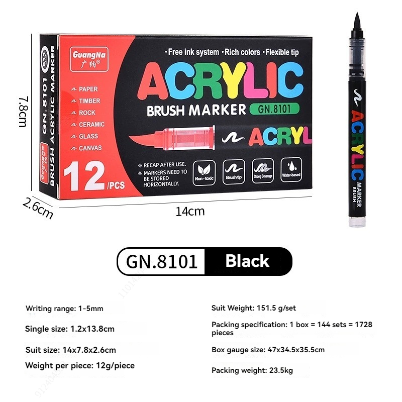12 Pcs Black/White Premium Sof - Whiteboard Marker Set 评论和价格