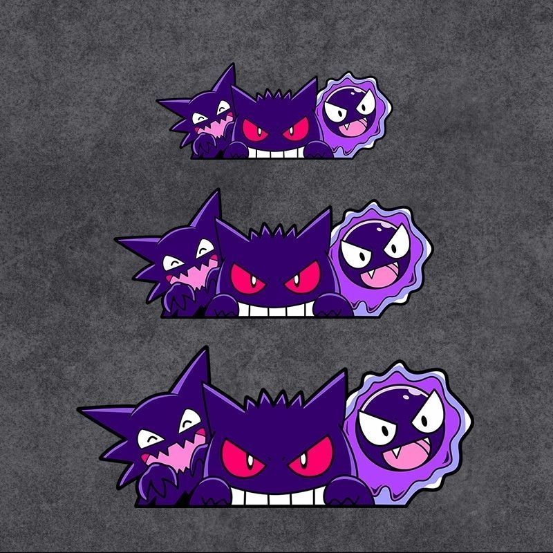 Cute Pokemon Gengar Anime Car  - Memo Pad Sticky 评论和价格
