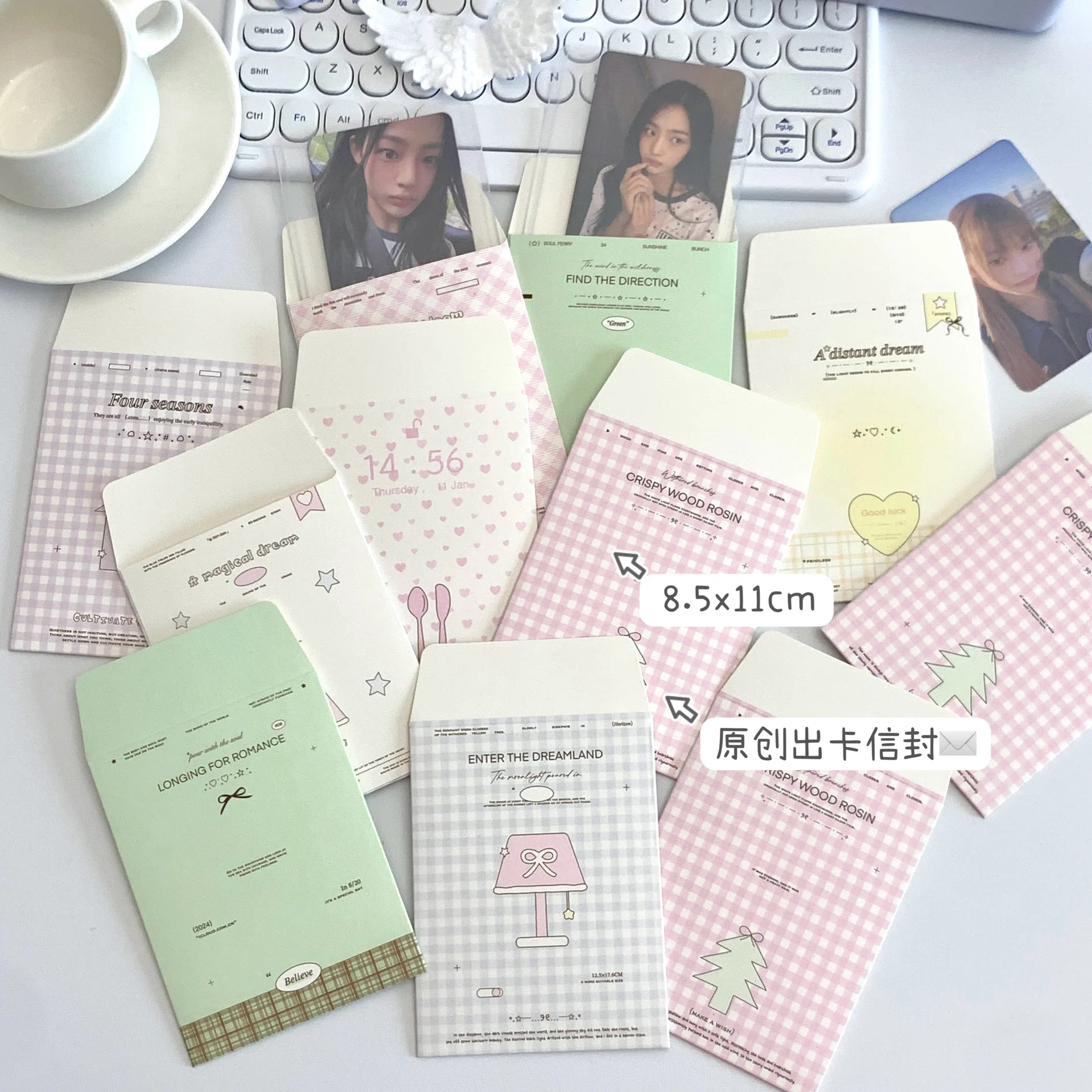 6pcs Card Sleeve Envelope Bag  - Letter Envelope Kraft 评论和价格