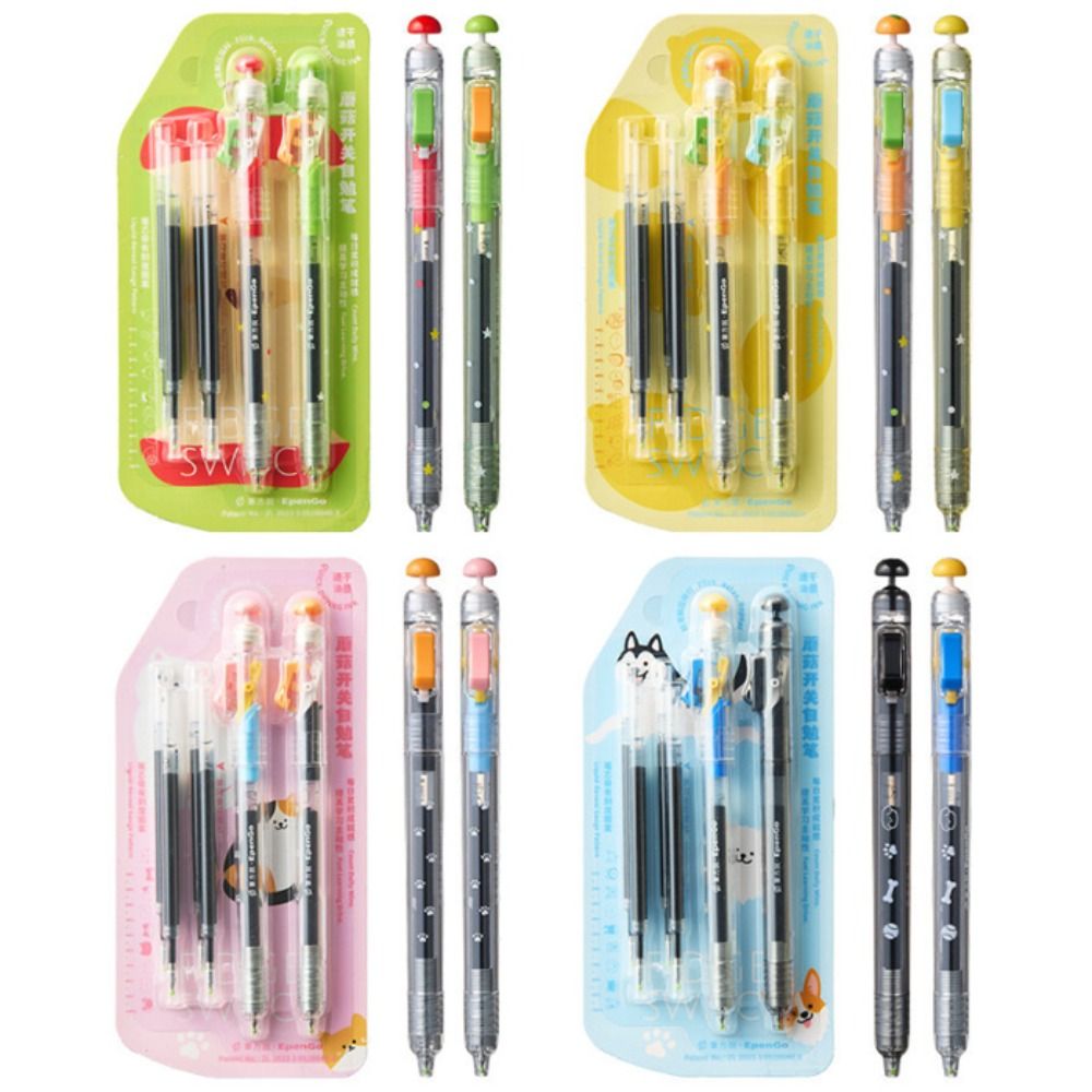 4Pcs/set 0.5mm Relax Switch Pe - Gel Ink Pen Set 评论和价格
