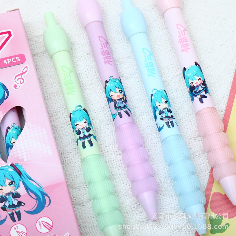 Kawaii Hatsune Miku Gel Pen Cu - Gel Ink Pen Set 评论和价格