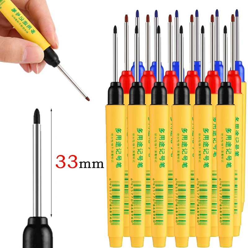 6pcs/set 33mm Red/Blue/Black L - Whiteboard Marker Set 评论和价格