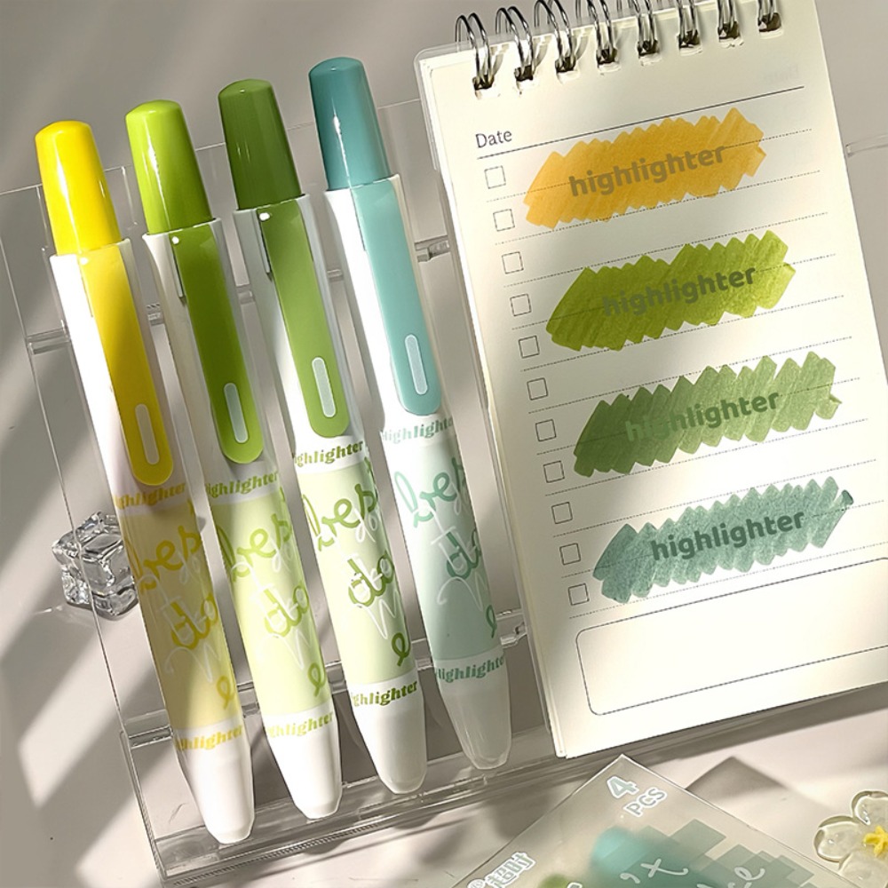 4pcs New Gradient Color Highli - Highlighter Set Pastel 评论和价格