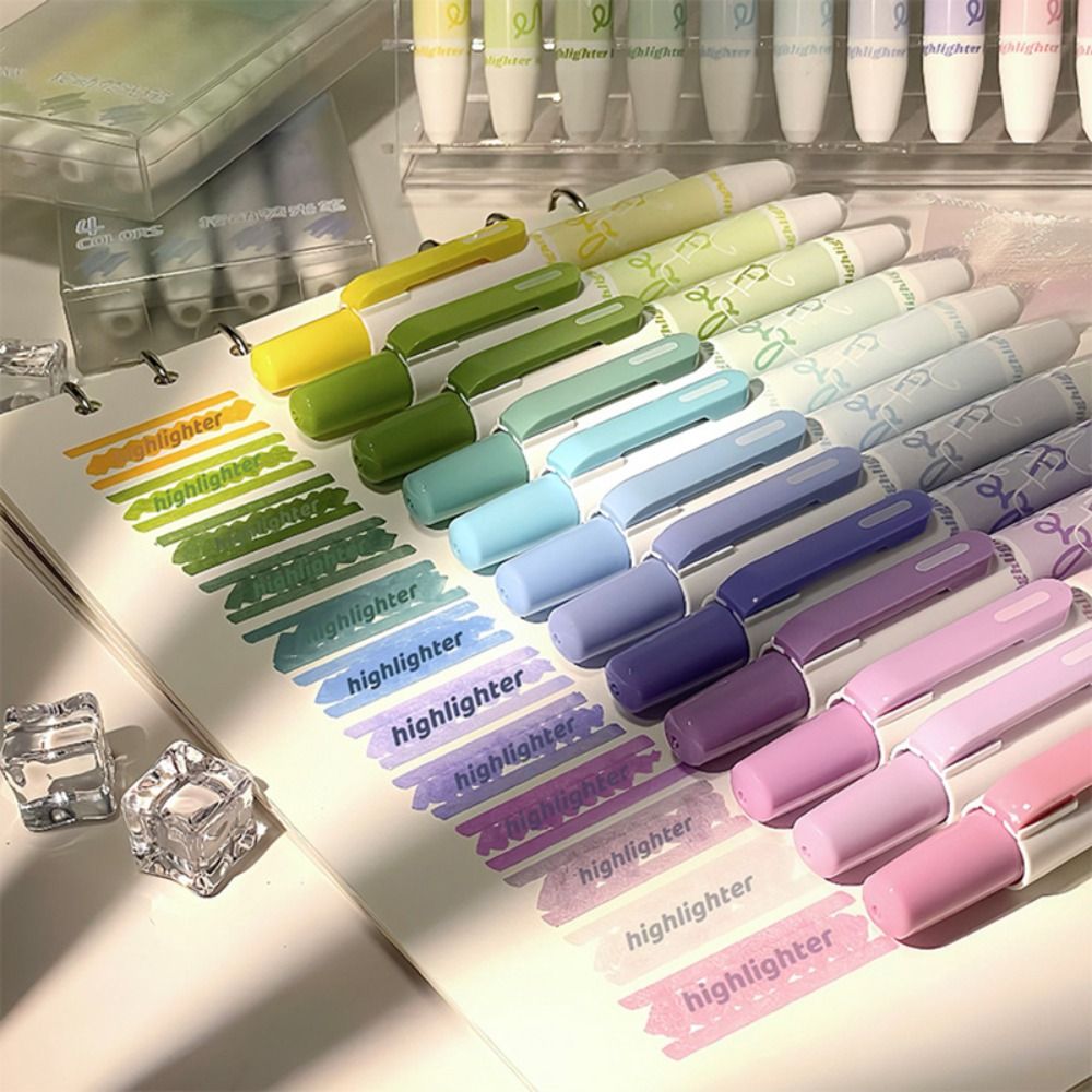 4pcs New Gradient Color Highli - Highlighter Set Pastel 评论和价格