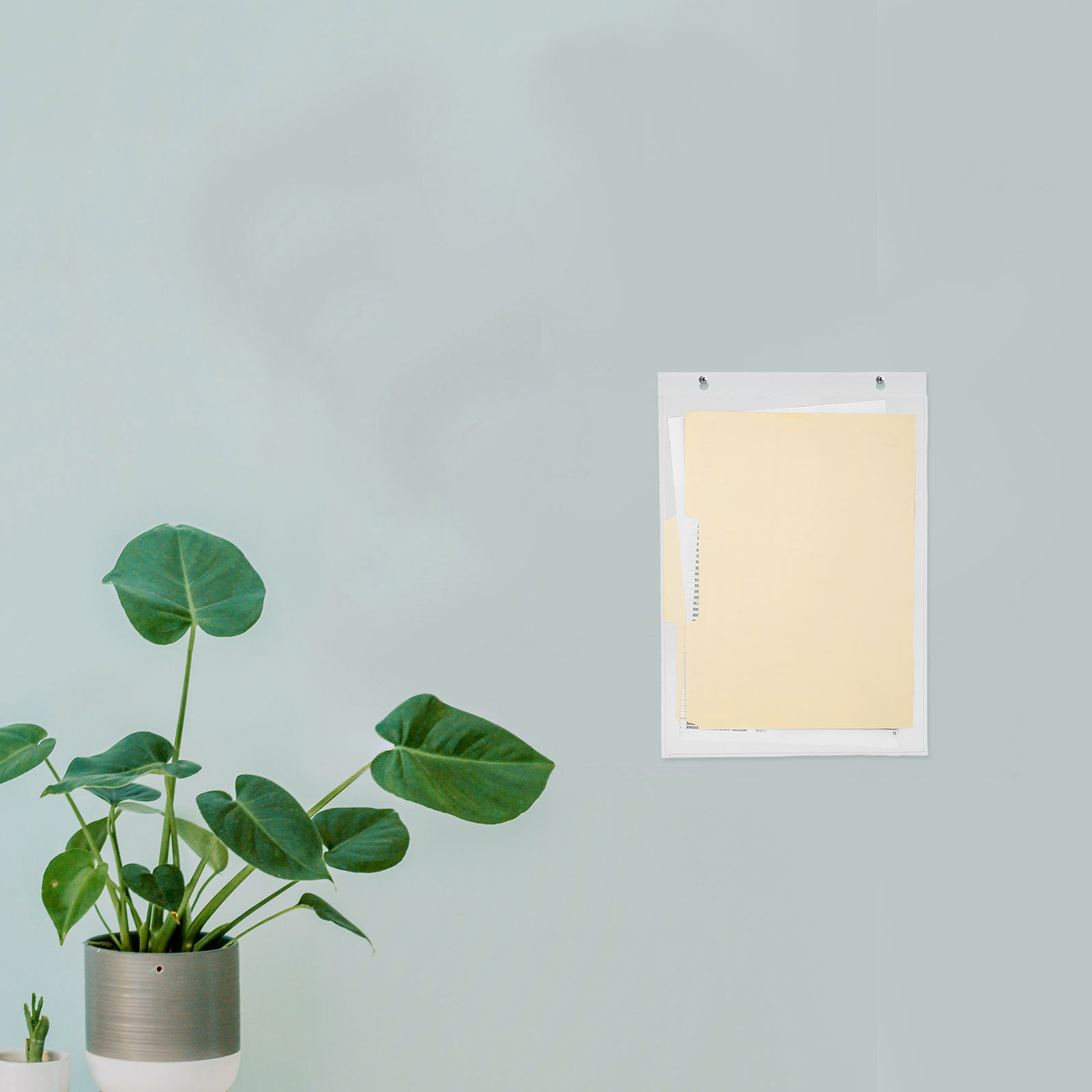 Clear Wall Mounted Acrylic Mag - File Folder Hanging 评论和价格