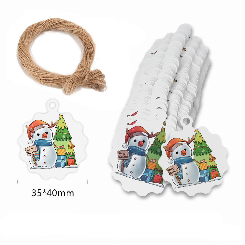 Merry Christmas Tags Kraft Pap - Cardstock Paper Pack 评论和价格