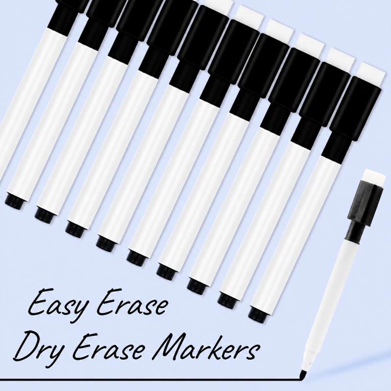 Black Erasable Whiteboard Mark - Whiteboard Marker Set 评论和价格