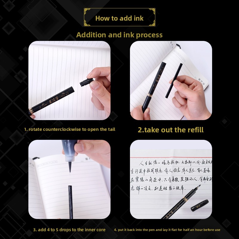 4PCS/SET Calligraphy Art Marke - Is Stationery Office Supply 评论和价格