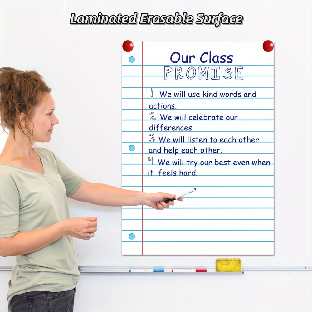 2-piece Erasable Poster Set (w - Whiteboard Marker Set 评论和价格
