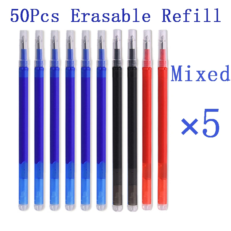 50 Pcs/Set 0.7mm Magic Erasabl - Gel Ink Pen Set 评论和价格