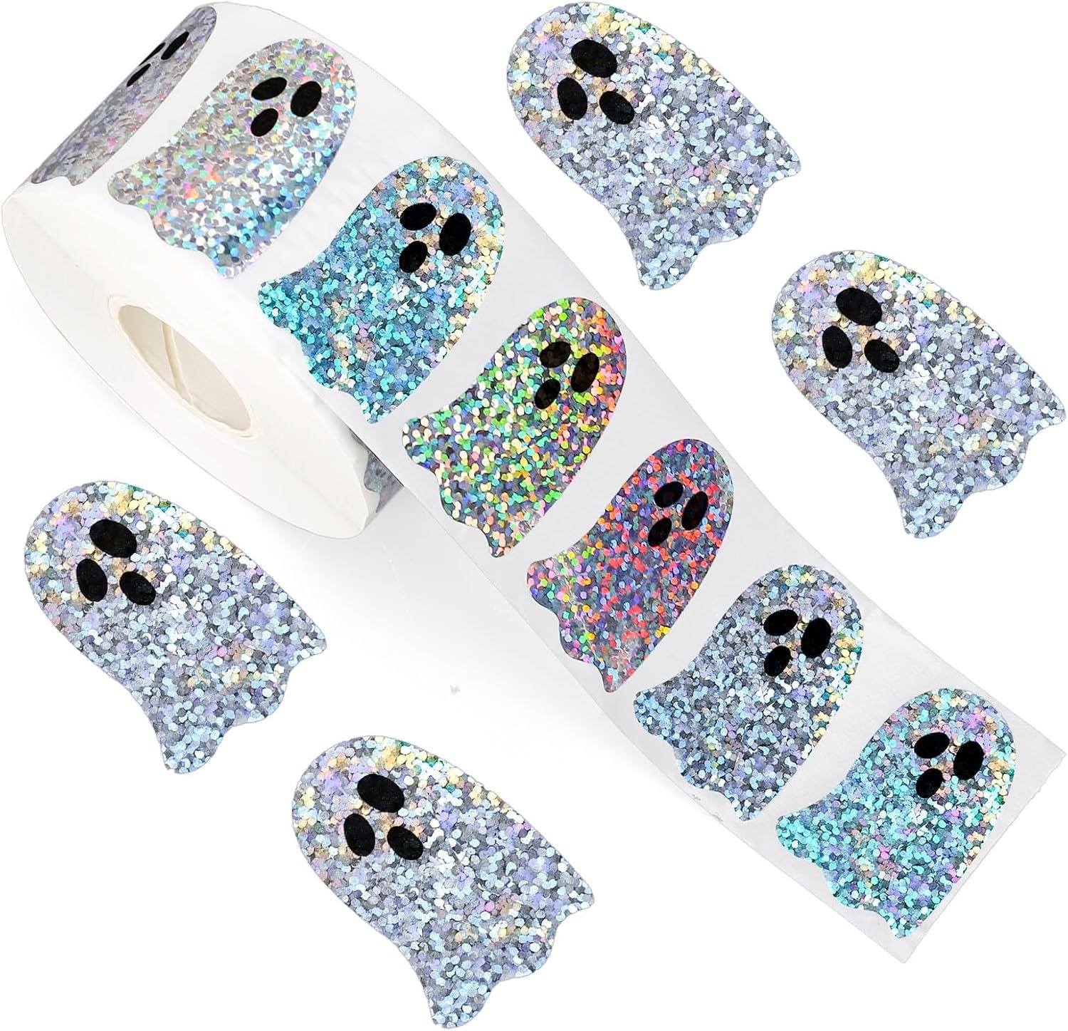 Ghost-Shaped DIY Waterproof St - Sticker Label Roll 评论和价格