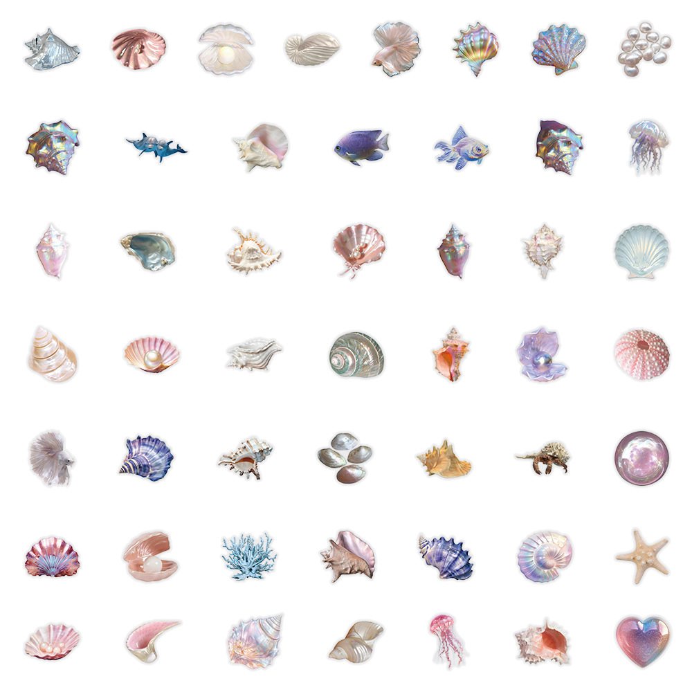 50pcs Cartoon Shell Graffiti S - Memo Pad Sticky 评论和价格