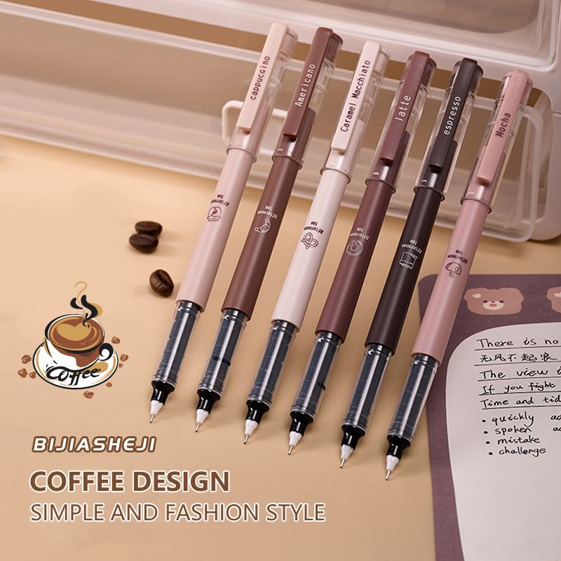6 Pcs/Set Afternoon Tea Series - Gel Ink Pen Set 评论和价格