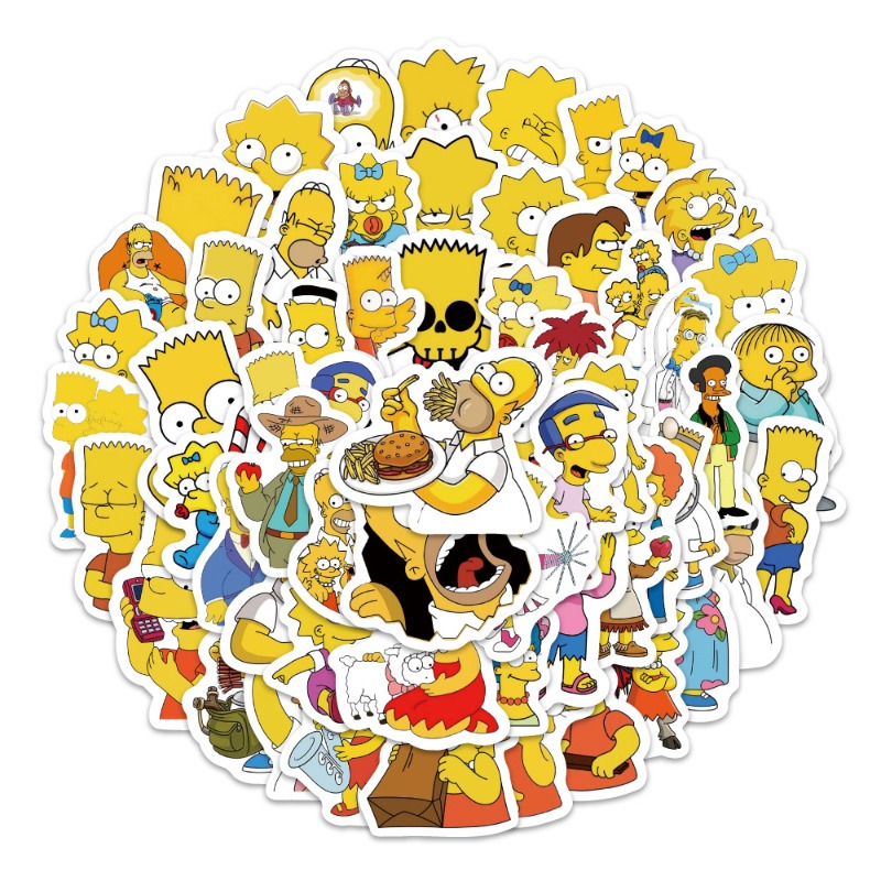 The Simpsons Homer Marge Bart  - Memo Pad Sticky 评论和价格
