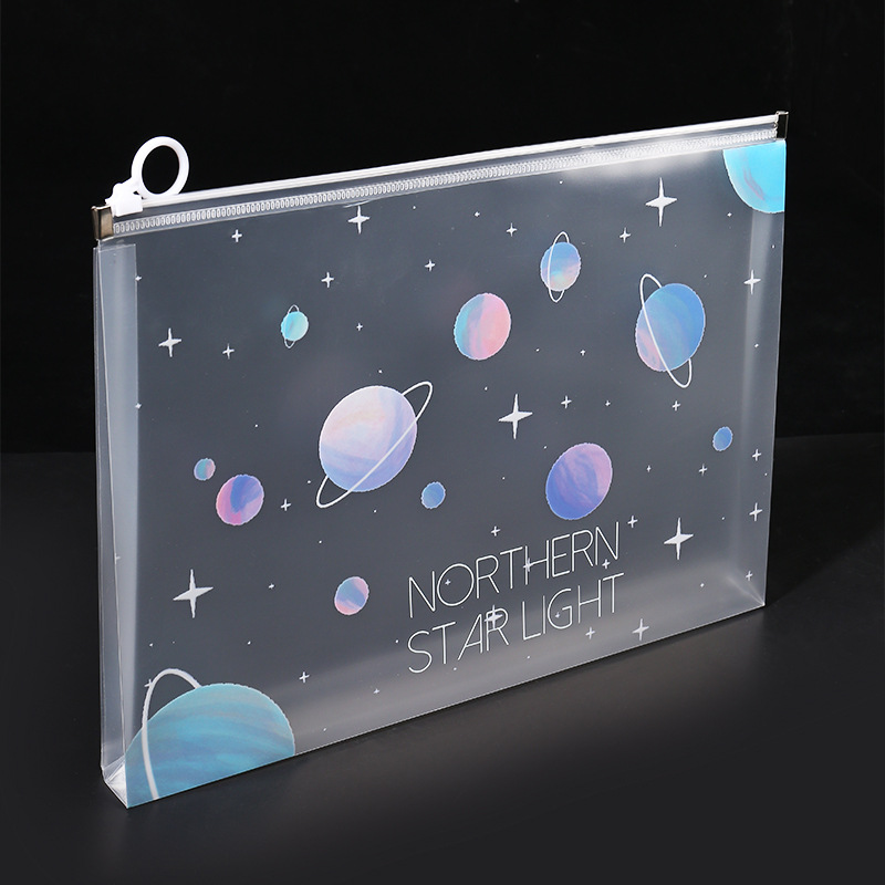 4/12pcs A4 Space Zipper Folder - Is Stationery Office Supply 评论和价格