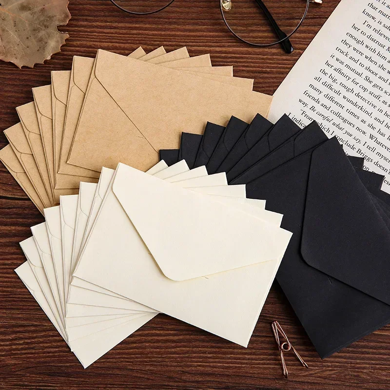 20/40/80PCS Classical White Bl - Letter Envelope Kraft 评论和价格