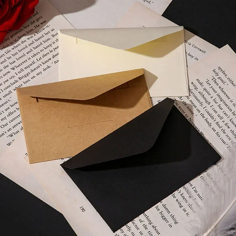 20/40/80PCS Classical White Bl - Letter Envelope Kraft 评论和价格