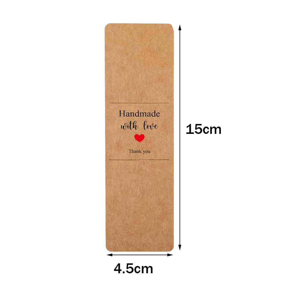 10/30/50pcs 4.5x15cm Kraft Res - Cardstock Paper Pack 评论和价格
